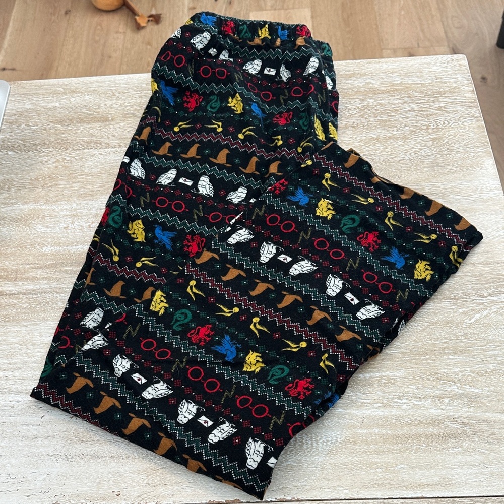 Hanna Andersson Unisex/Mens Harry Potter Flannel Pajama Bottoms- size Small